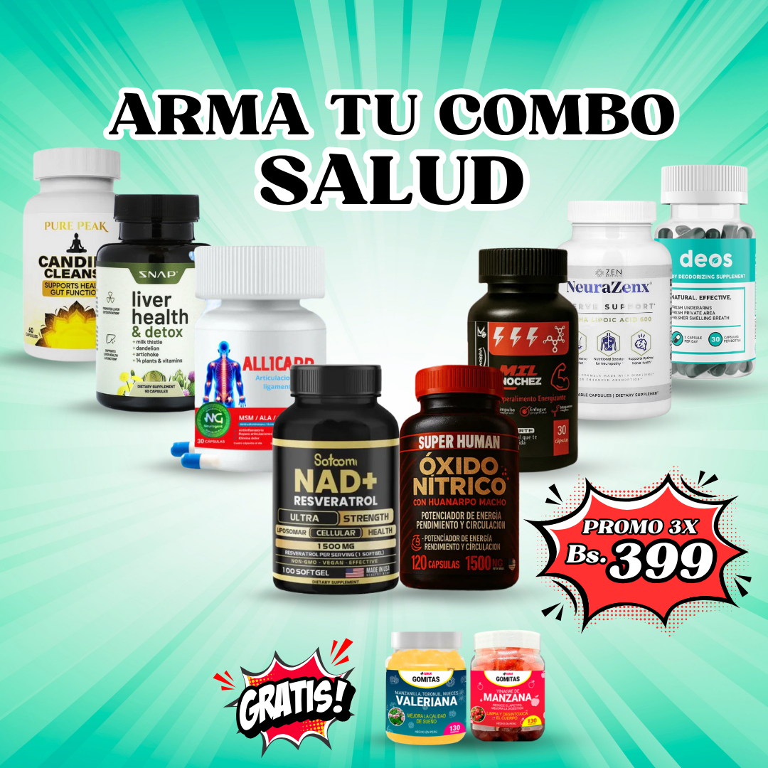 ARMA TU SUPER COMBO DE SALUD + regalo 🎁 gratis