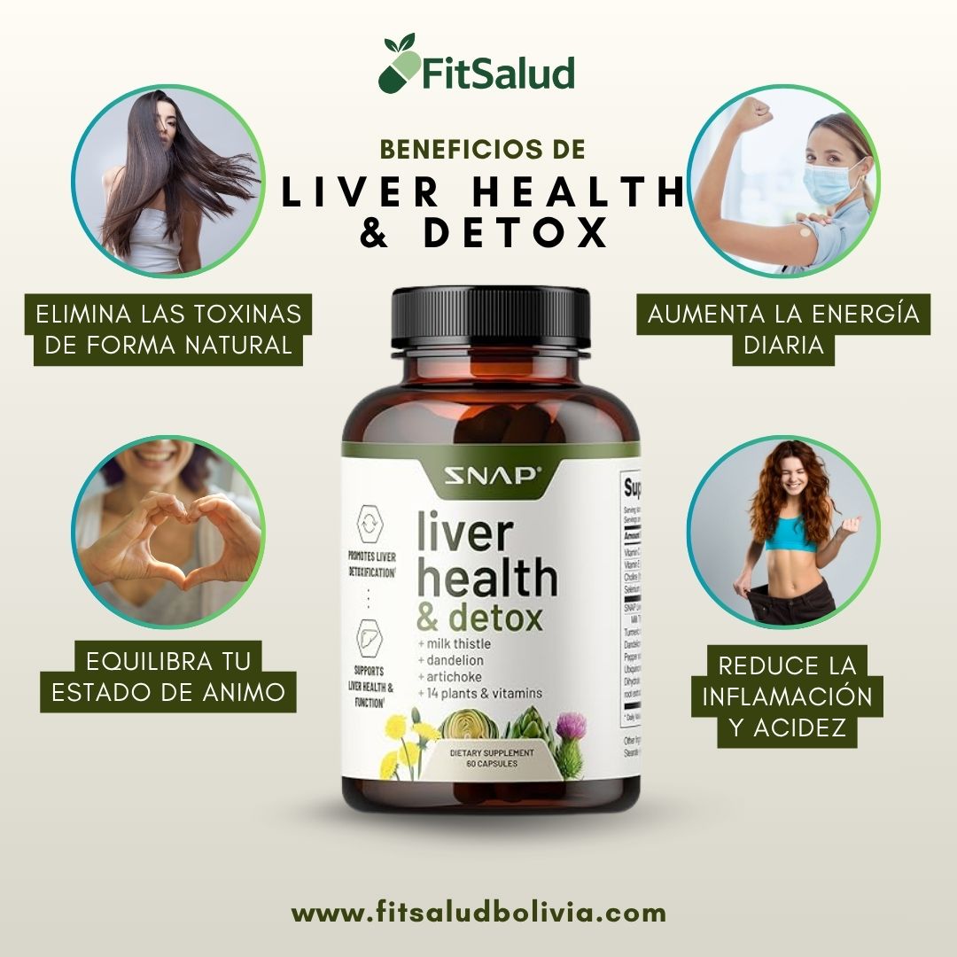 COMBO 3 LIVER HEALTH + GRATIS GOMITAS DE VALERIANA Y GOMITAS DE VINAGRE DE MANZANA