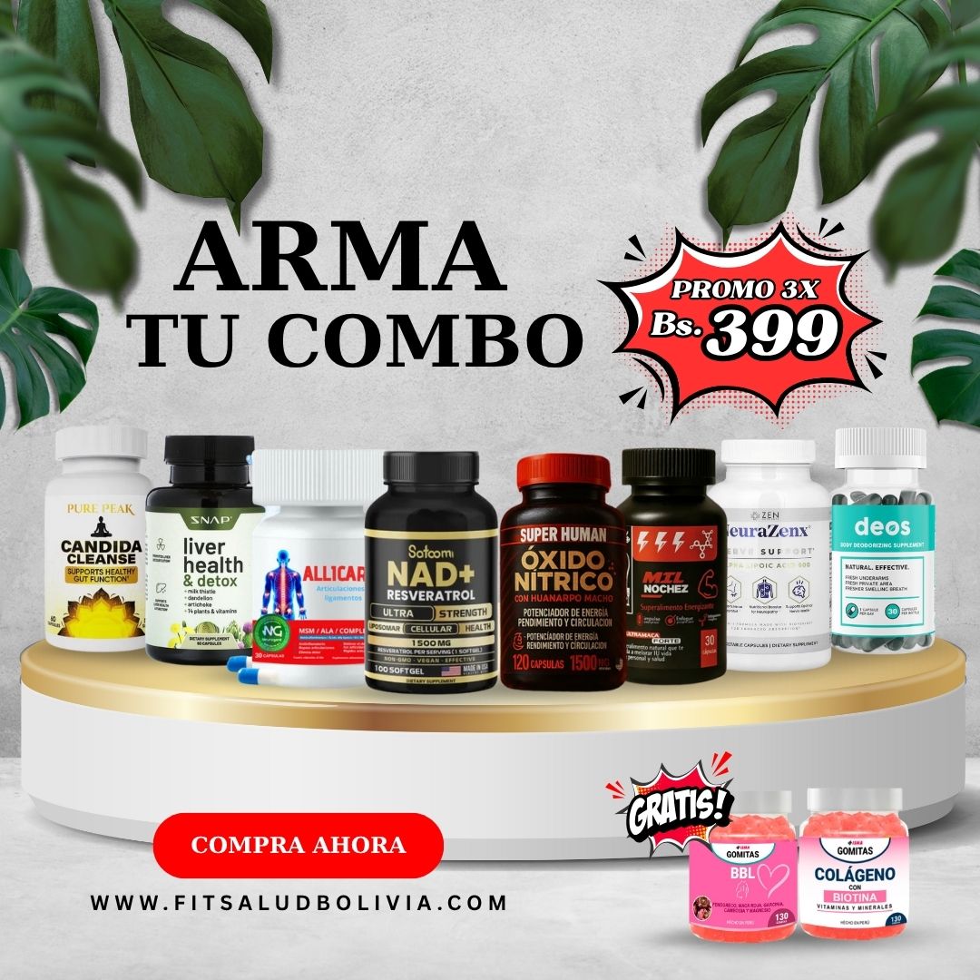 ARMA TU SUPER COMBO DE SALUD + regalo 🎁 gratis