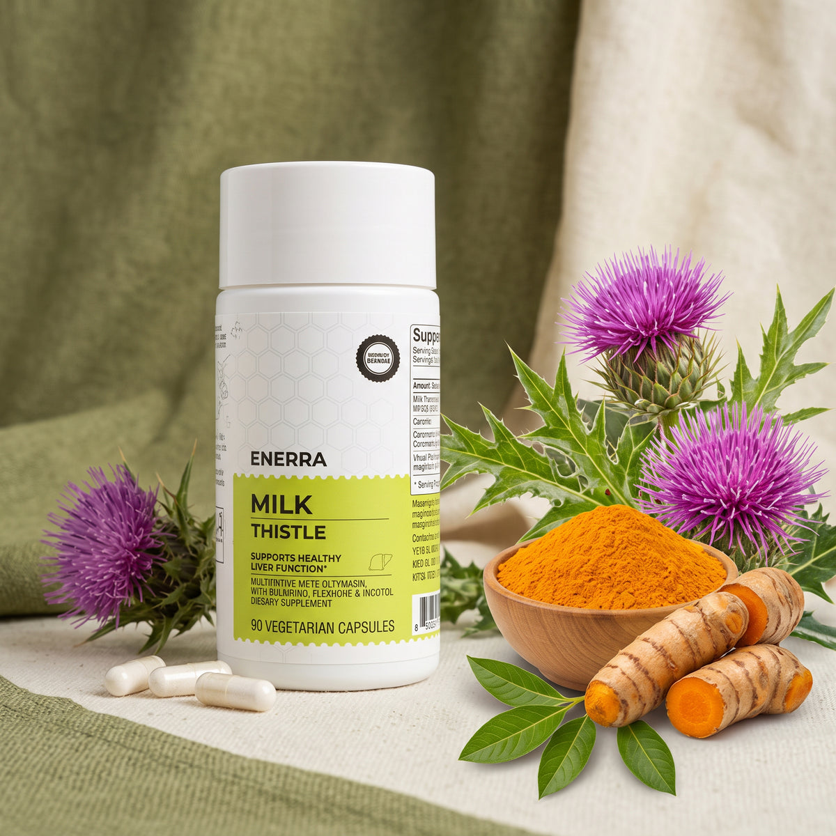 Enerra Milk Thistle - Higado Limpio Vida ligera
